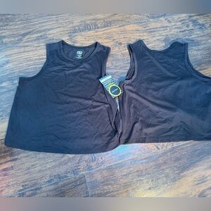 Athletic Works Charcoal Sleeveless Top